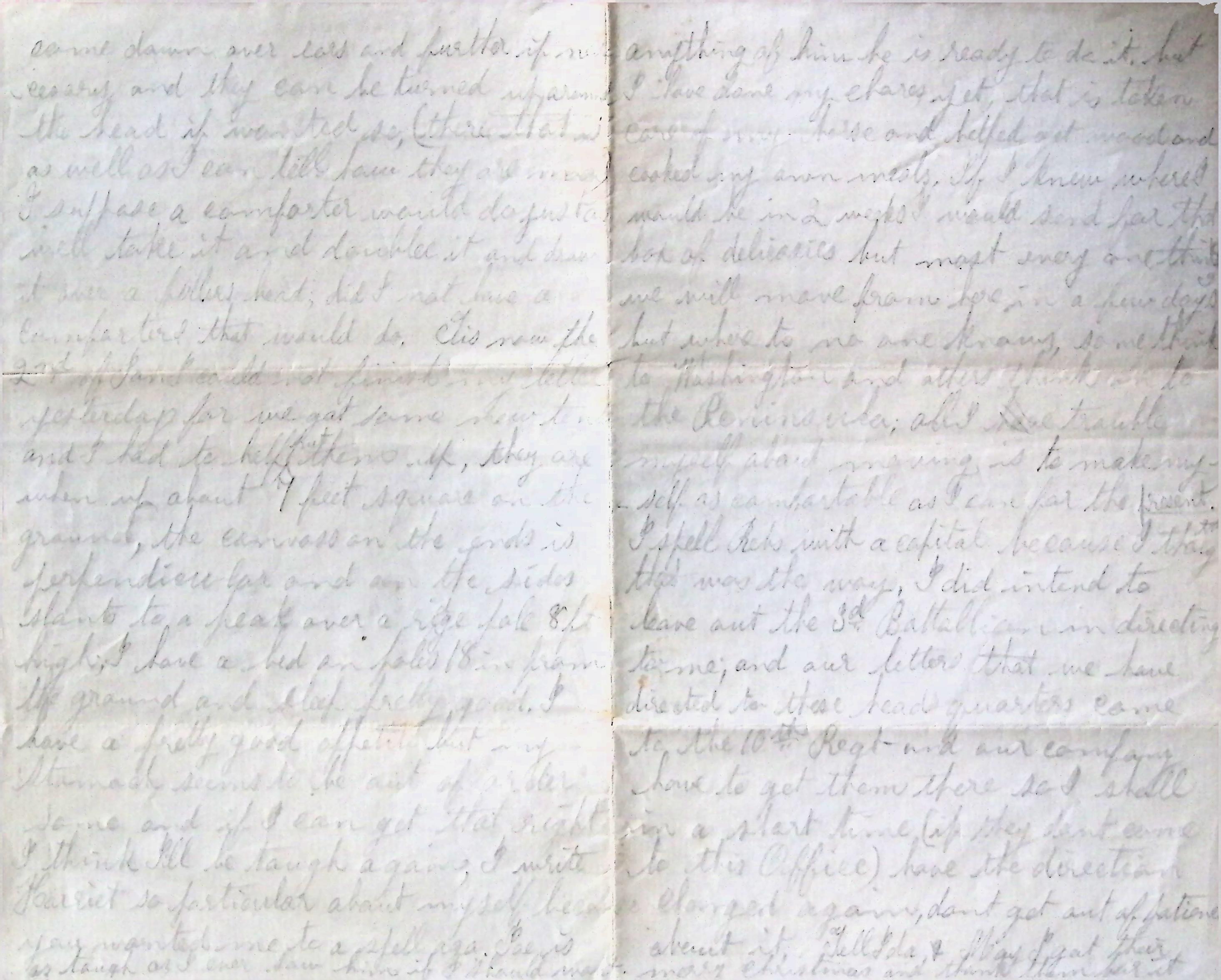 General Franklin's Headquarters: 1 January 1863